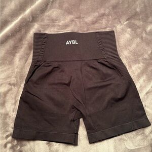 AYBL High-Waist Black Bike Shorts